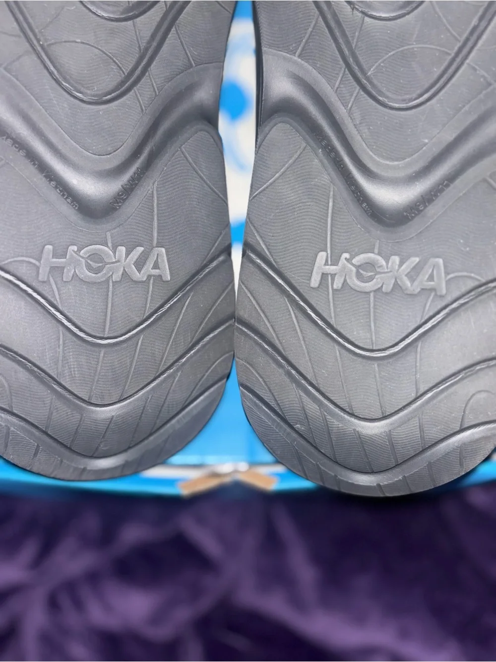 Hoka Black Recovery Mule Clog